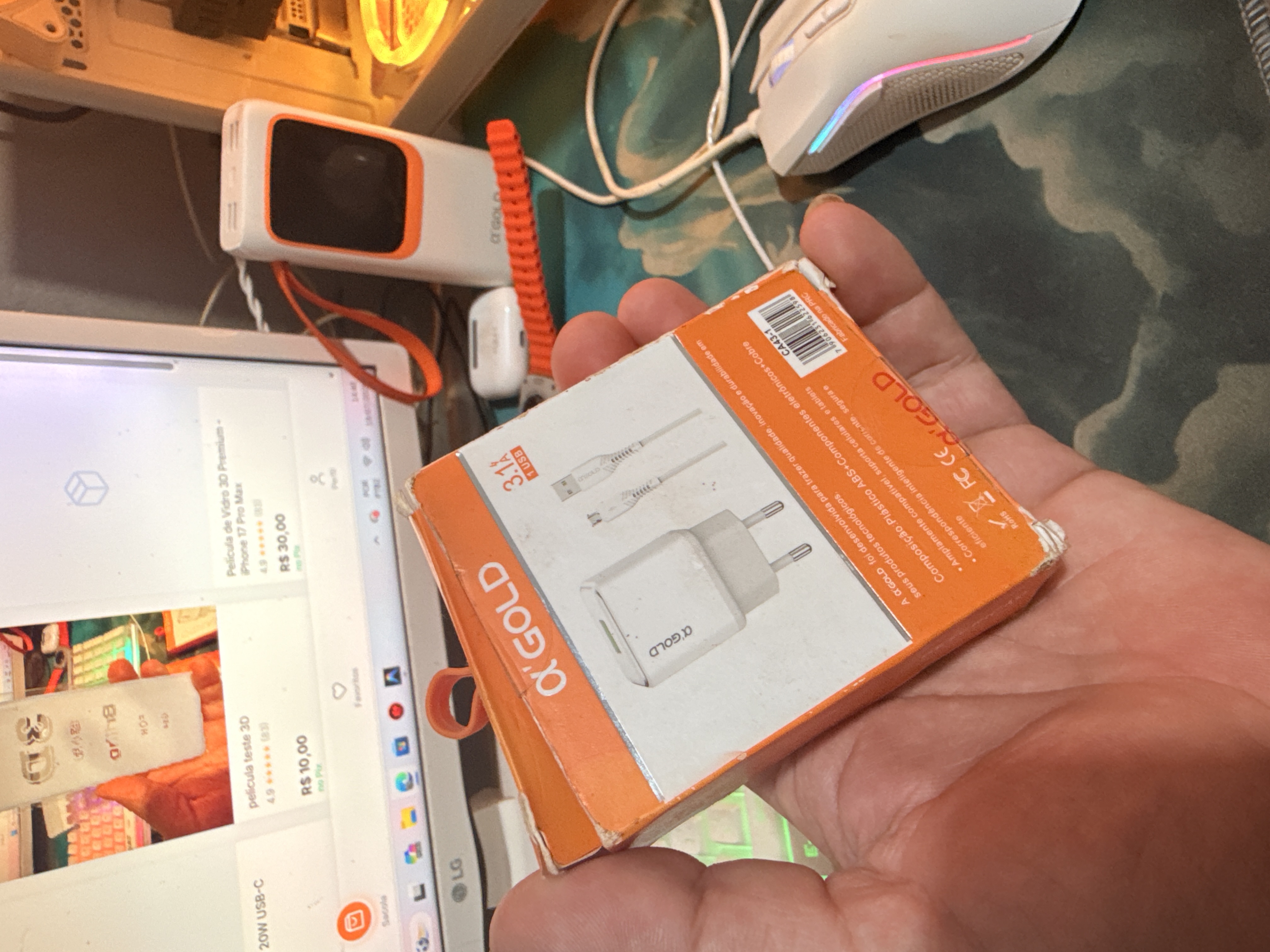 Cabo USB-C para Lightning 1.2m